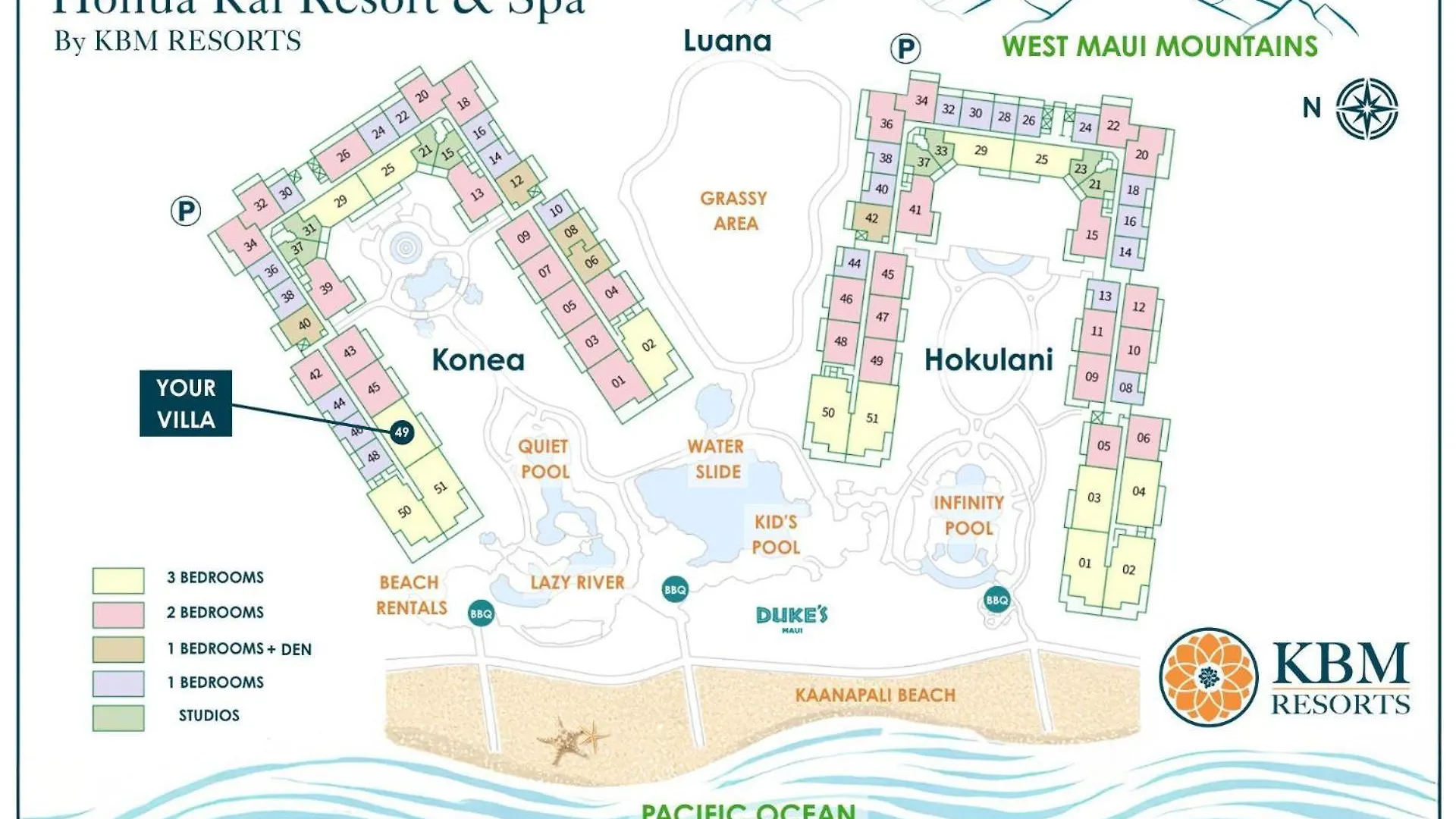 Kbm Resorts Free Car Honua Kai Konea Hkk-349 Ocean View Easy Beach Access Kaanapali Appartamento